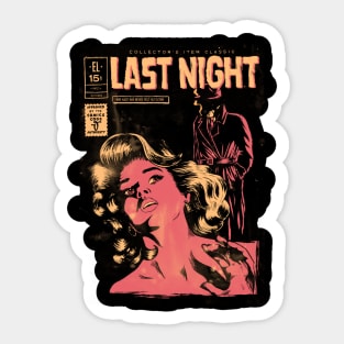 last night Sticker